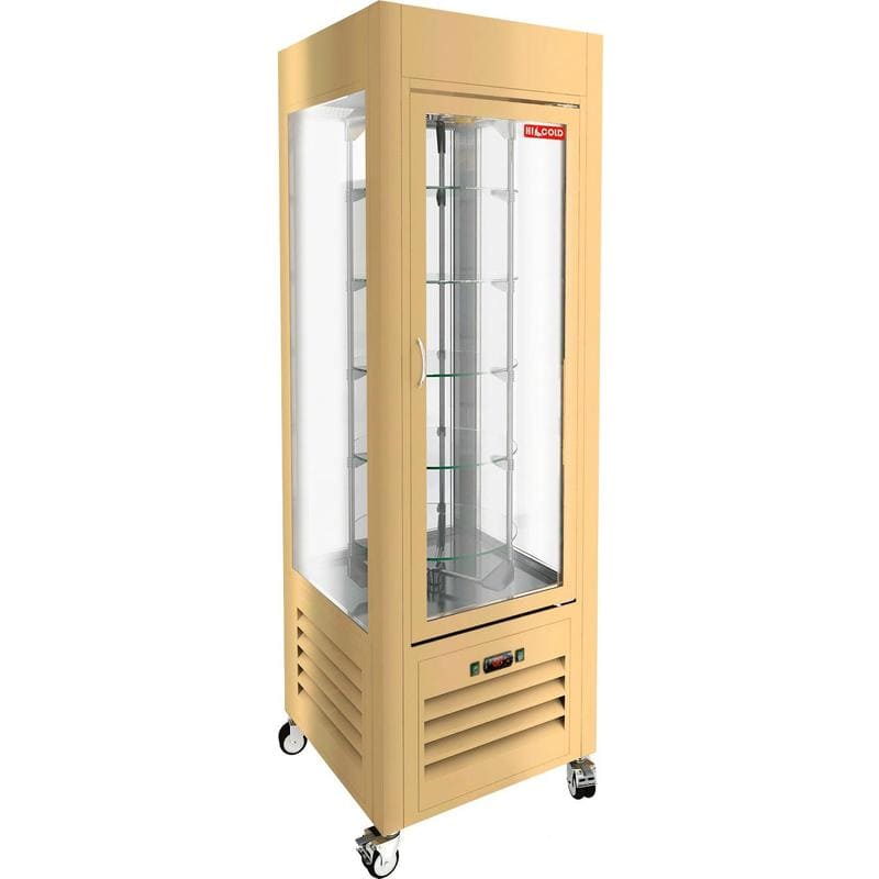 Холодильник витрина Hicold R350, в аренду, крутящиеся полки