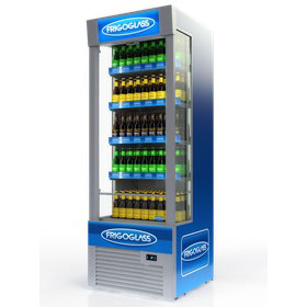 Холодильная горка Frigoglass OPM HC в аренду открытая, 480 л