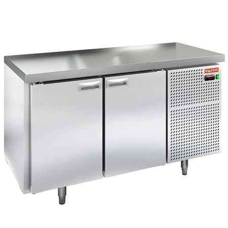 Морозильный стол Hicold, 350 л, в аренду, размер полки 530х325 мм,  GN 1.1 с бортом