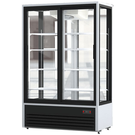 Холодильник для цветов  Премьер 1120 PR обзорный в аренду, среднетемпературный, высота 2040 мм, динамическое охлаждение