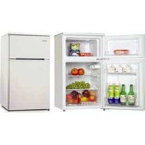 Барный холодильник Tesler, 95 л, холодильная камера 65 л, морозильная камера 30 л, белый, в аренду