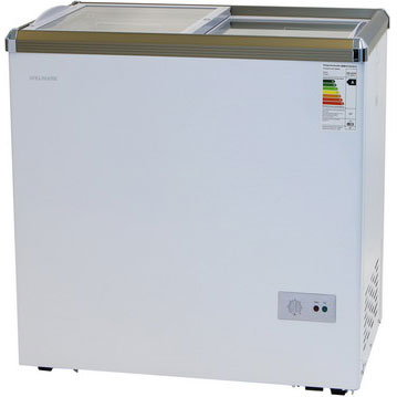 Морозильный ларь Willmark FSL 200X2, в аренду, 200 л, стеклянная раздвижная крышка