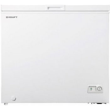 Морозильный ларь Kraft, 230 л, в аренду, белый, глухая крышка
