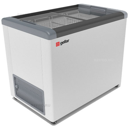 Морозильный ларь Gellar, 250 л, в аренду, прямое стекло, морозильная камера