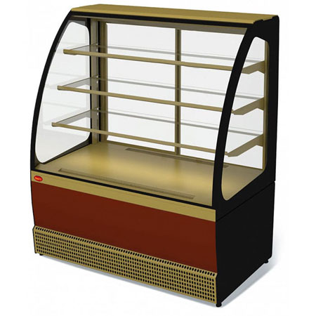 Холодильная витрина МХМ Veneto 1305 полукруглая в аренду, золотистая