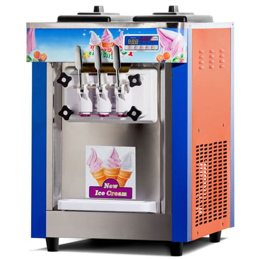 Фризер для мягкого мороженого HURAKAN HKN-BQ58P в аренду, 3 рожка, 3 вкуса, 5.8 литров