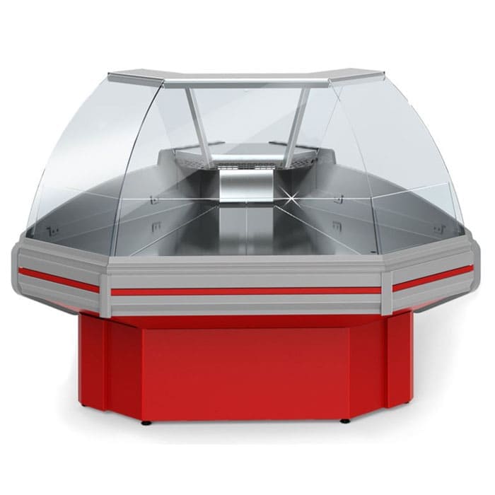 Витрина холодильная угловая Golfstream Двина CS УН90 ВС в аренду, среднетемпературная